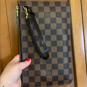 Louis Vuitton zipper clutch